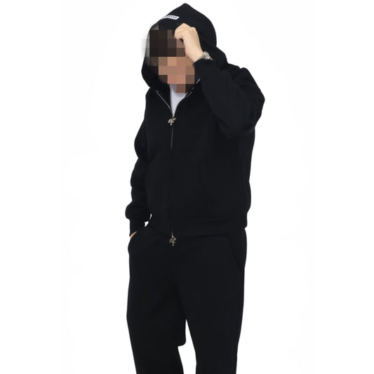 PLAIN JANE LOGO ZIP JACKET